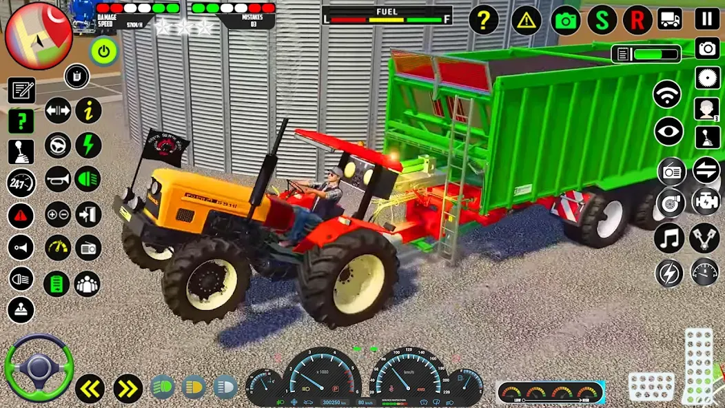 Скачать Tractor Farming Games 2023 [MOD: безлимитные деньги и топливо] на телефон — скриншот 4
