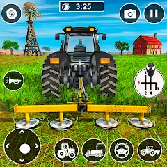 Real Tractor Driving Games [MOD: безлимитное топливо и открыты все тракторы] последняя версия