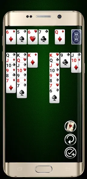 Взломанная Solitaire Card Game [MOD: безлимитные подсказки и отмены] на Андроид — скриншот 4
