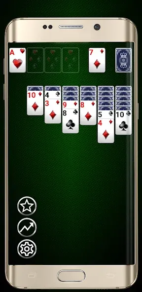 Взломанная Solitaire Card Game [MOD: безлимитные подсказки и отмены] на Андроид — скриншот 5