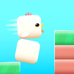Square Bird - Flappy Chicken [MOD: безлимитные жизни и все скины] на Андроид