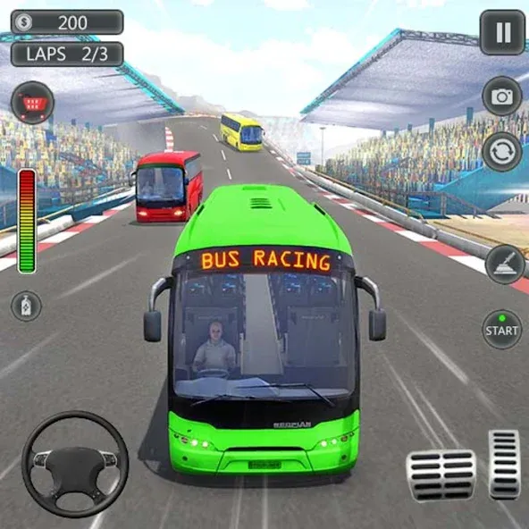 Coach Bus Games: Bus Simulator [MOD: безлимитные деньги и топливо] — Скачать бесплатно (APK) — скриншот 1