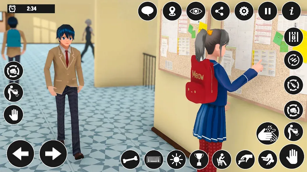 High School Boy Virtual Life [MOD: безлимитные деньги и энергия] — Скачать бесплатно (APK) — скриншот 3