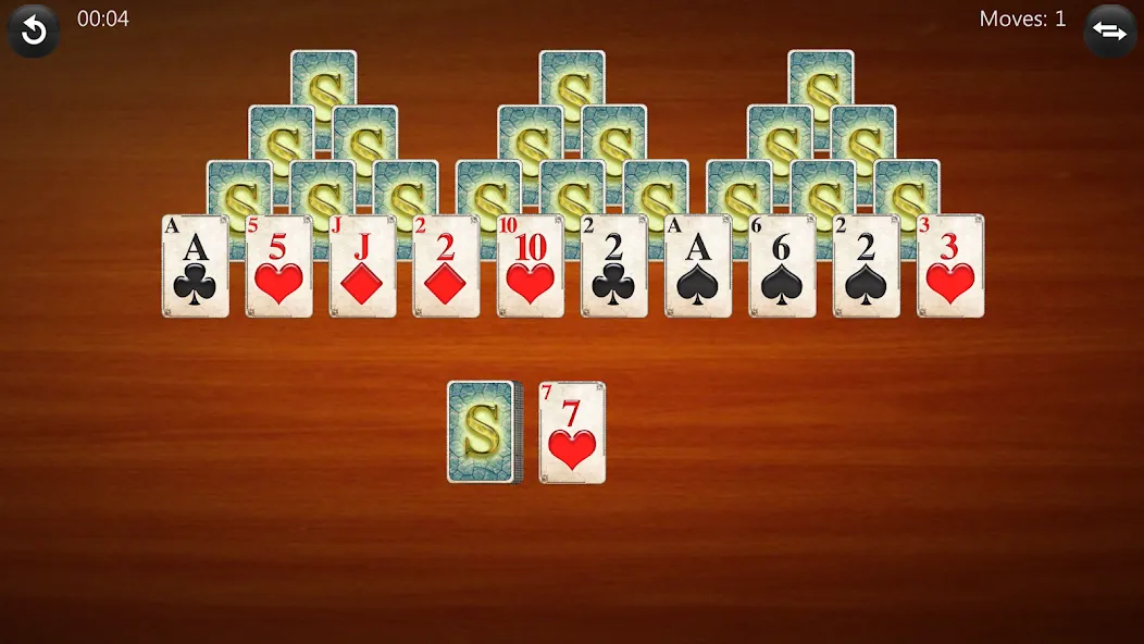 TriPeaks Solitaire [MOD: без рекламы и много подсказок] (Бесплатно / APK) — скриншот 5