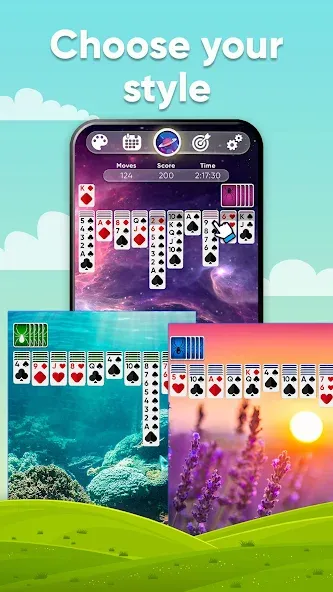 Spider Solitaire [MOD: безлимитные подсказки и отмены ходов] (Бесплатно / APK) — скриншот 3