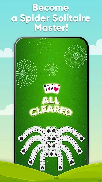 Spider Solitaire [MOD: безлимитные подсказки и отмены ходов] (Бесплатно / APK) — скриншот 5