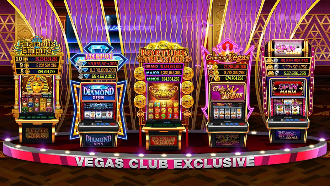 Скачать Play Las Vegas - Casino Slots [MOD: безлимитные монеты и открыты все слоты] на телефон — скриншот 2