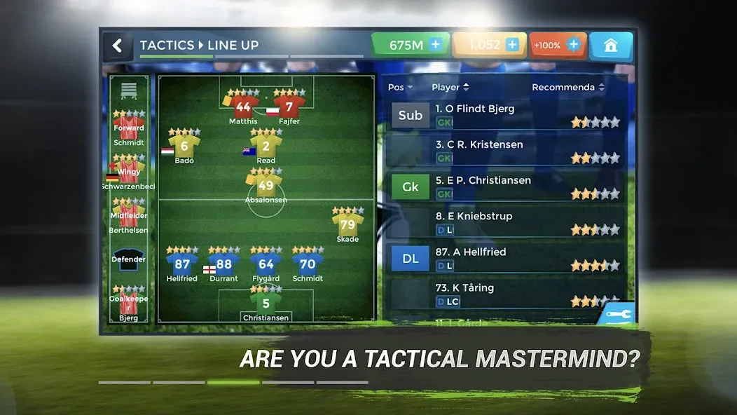 Взломанная FMU - Football Manager Game [MOD: безлимитные деньги и игроки] на Андроид — скриншот 3
