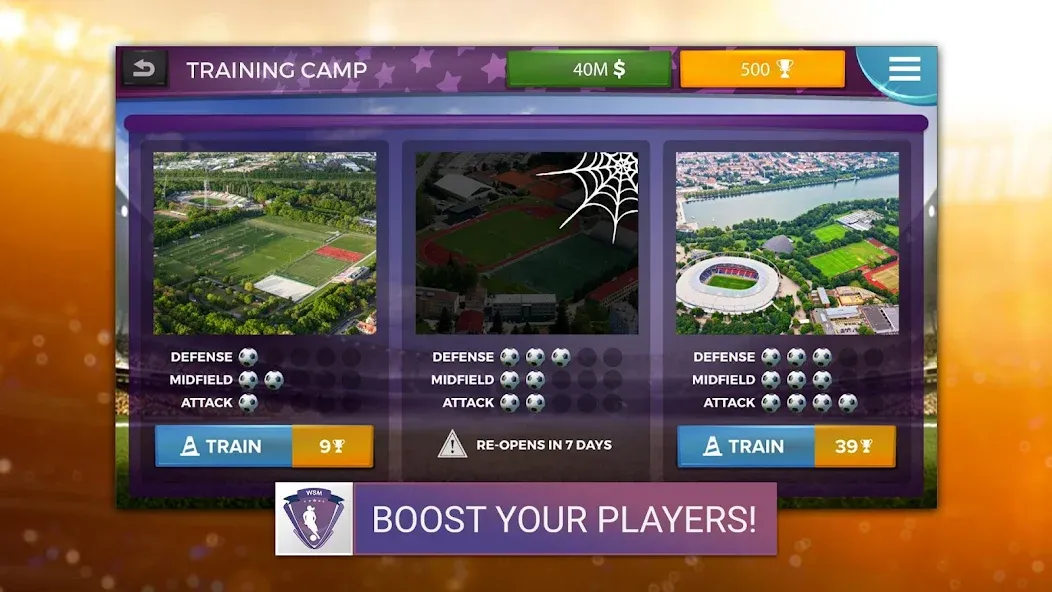 WSM - Women's Soccer Manager [MOD: безлимитные деньги и ресурсы] — Скачать бесплатно (APK) — скриншот 3