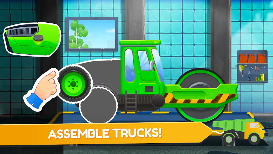 Build a House: Building Trucks [MOD: безлимитные деньги и все машины] — Скачать бесплатно (APK) — скриншот 3