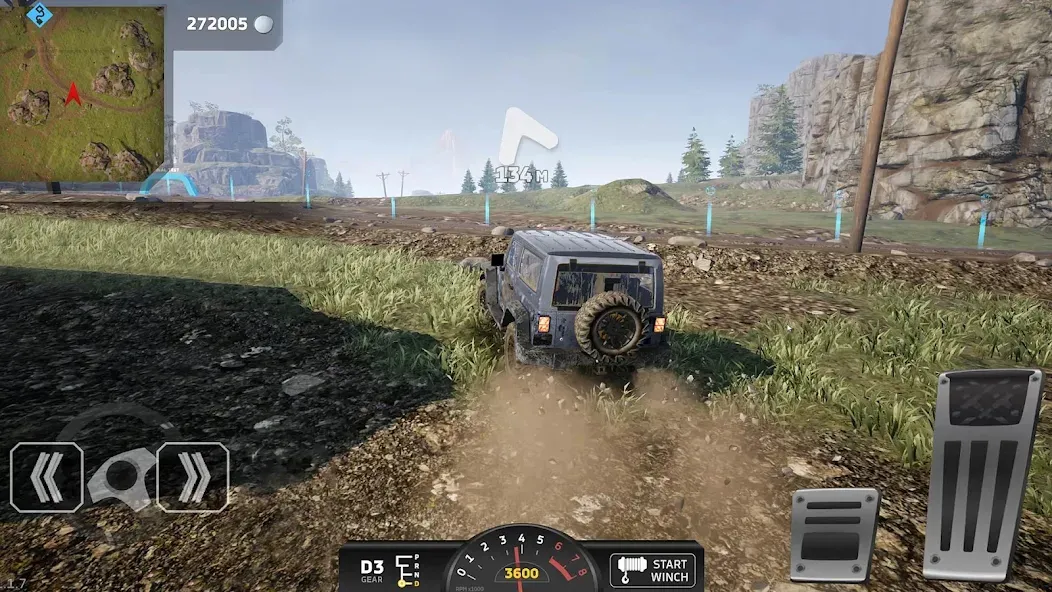 Взломанная Offroad Racing & Mudding Games [MOD: безлимитные деньги и топливо] на Андроид — скриншот 1