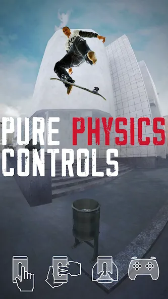 Взломанная True Skate [MOD: безлимитные деньги и все доски открыты] на Андроид — скриншот 1