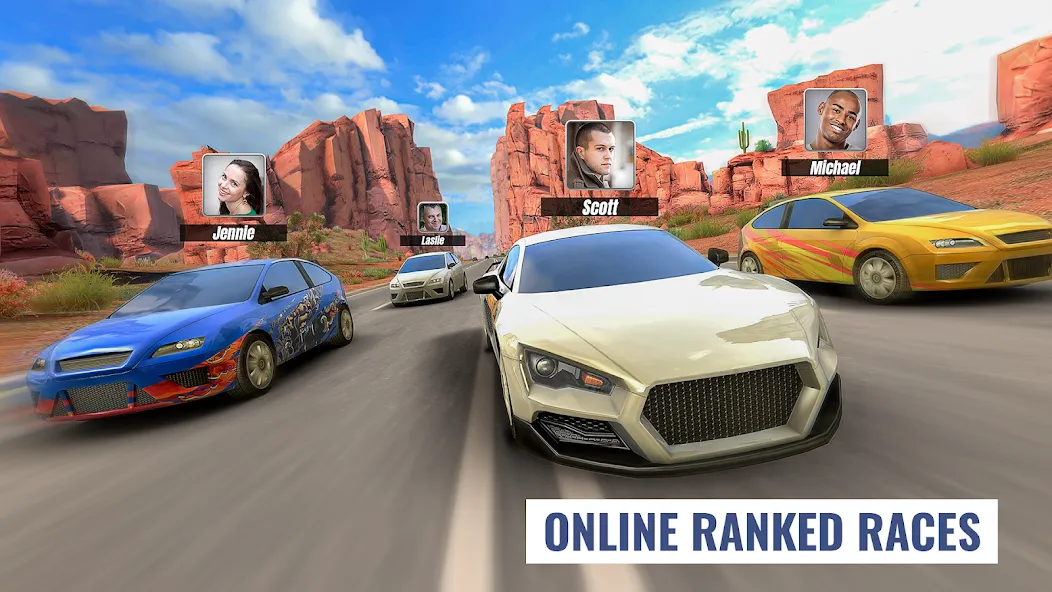 Скачать Racing Clash [MOD: безлимитные деньги и топливо] — скриншот 5