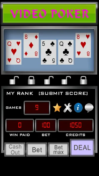 Video Poker [MOD: безлимитные деньги и открыты все режимы] на Андроид — скриншот 2