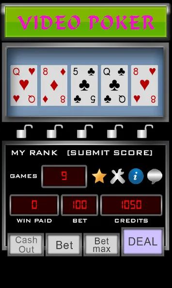 Video Poker [MOD: безлимитные деньги и открыты все режимы] на Андроид — скриншот 3