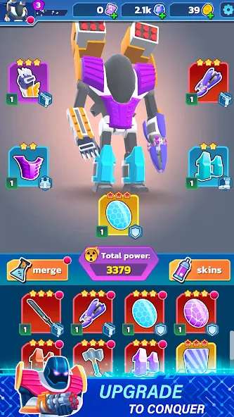 Mechangelion - Robot Fighting [MOD: безлимитные деньги и усиленные роботы] на Андроид — скриншот 4