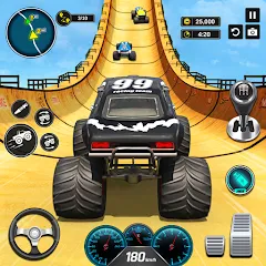 Скачать взлом Monster Truck Games- Car Games [MOD: безлимитные деньги и все машины]