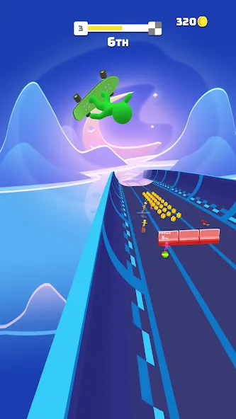 Скачать Turbo Stars - Rival Racing [MOD: безлимитные монеты и все машины] на телефон — скриншот 1