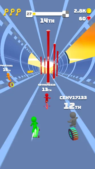 Скачать Turbo Stars - Rival Racing [MOD: безлимитные монеты и все машины] на телефон — скриншот 5
