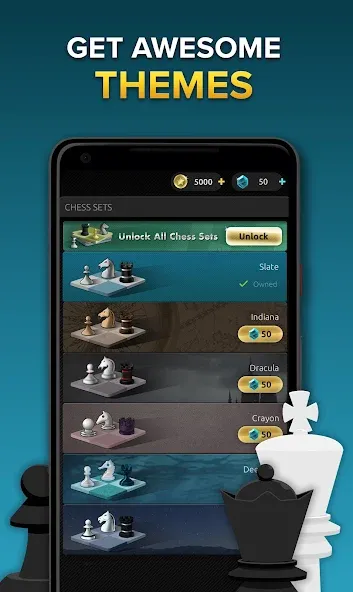 Chess Stars Multiplayer Online [MOD: без рекламы и все фигуры открыты] на Андроид — скриншот 4