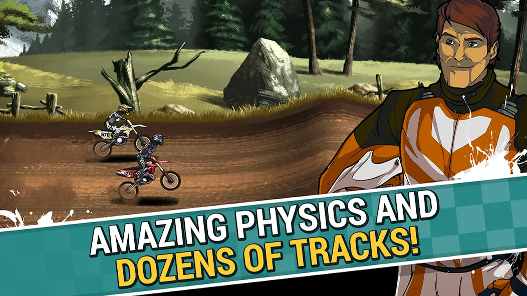 Mad Skills Motocross 2 [MOD: безлимитные деньги и топливо] последняя версия — скриншот 1