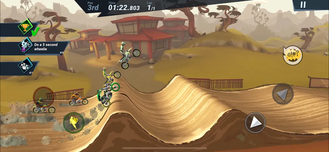 Mad Skills Motocross 3 [MOD: безлимитные деньги и топливо] — Скачать бесплатно (APK) — скриншот 1