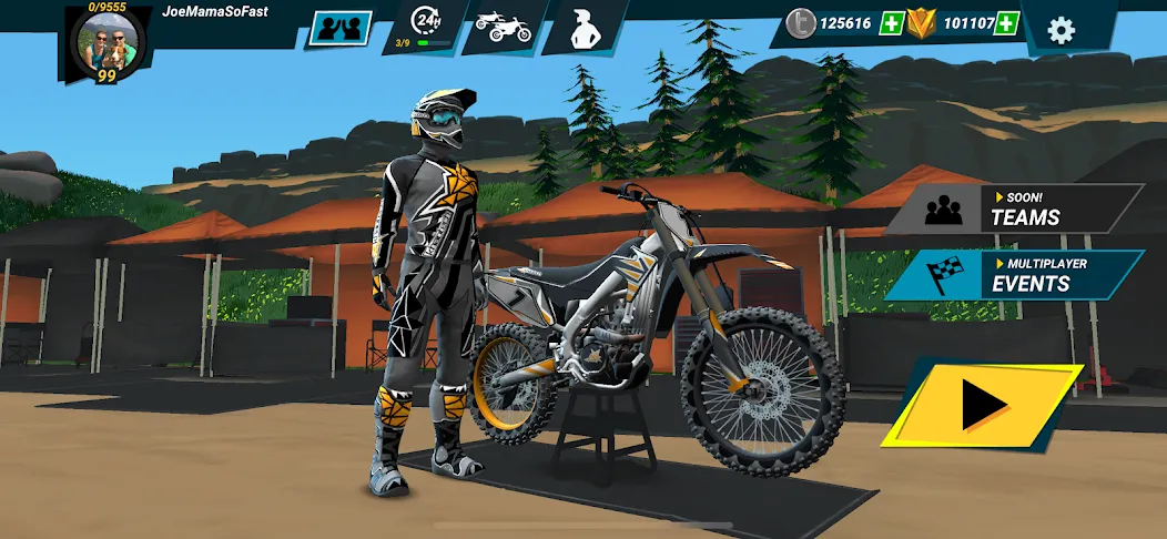 Mad Skills Motocross 3 [MOD: безлимитные деньги и топливо] — Скачать бесплатно (APK) — скриншот 4