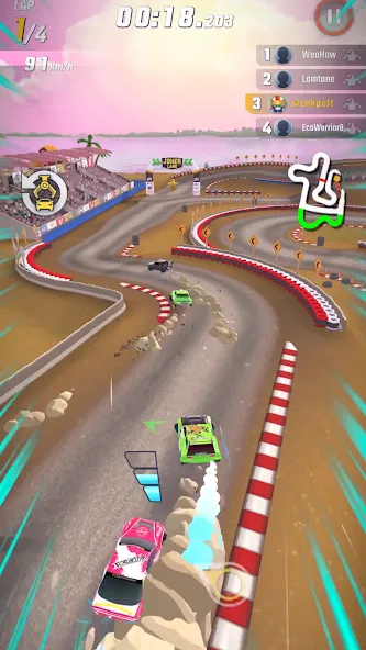 Rally Clash - Car Racing Game [MOD: безлимитные деньги и все машины открыты] — Скачать бесплатно (APK) — скриншот 1