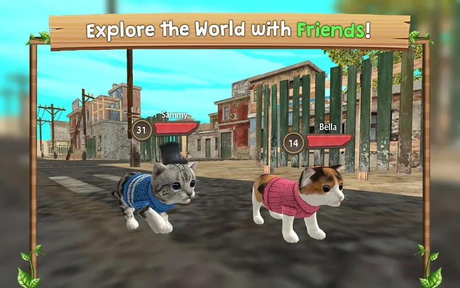 Cat Sim Online: Play with Cats [MOD: безлимитные монеты и все коты открыты] — Скачать бесплатно (APK) — скриншот 4