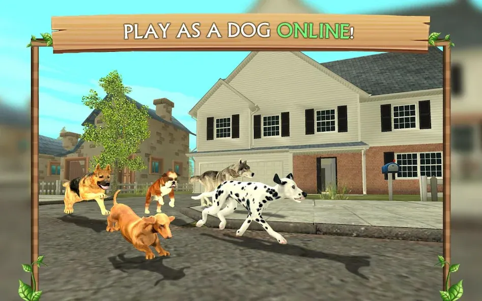 Dog Sim Online: Raise a Family [MOD: безлимитные деньги и все породы] — Скачать бесплатно (APK) — скриншот 1