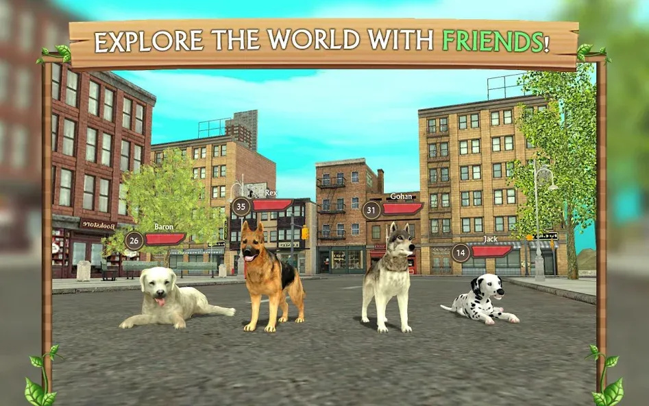 Dog Sim Online: Raise a Family [MOD: безлимитные деньги и все породы] — Скачать бесплатно (APK) — скриншот 4