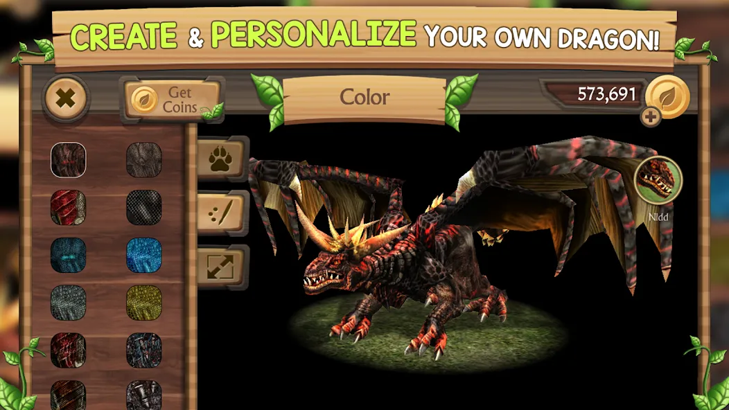 Скачать Dragon Sim Online: Be A Dragon [MOD: безлимитные деньги и мощный дракон] на телефон — скриншот 3