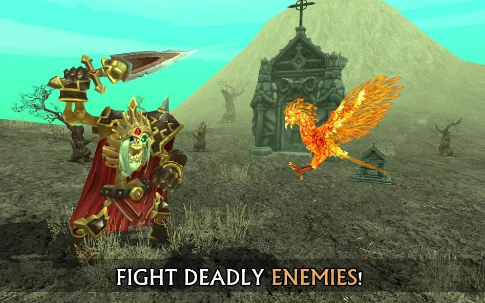 Phoenix Sim 3D [MOD: бесконечное здоровье и огненная мощь] (Бесплатно / APK) — скриншот 3