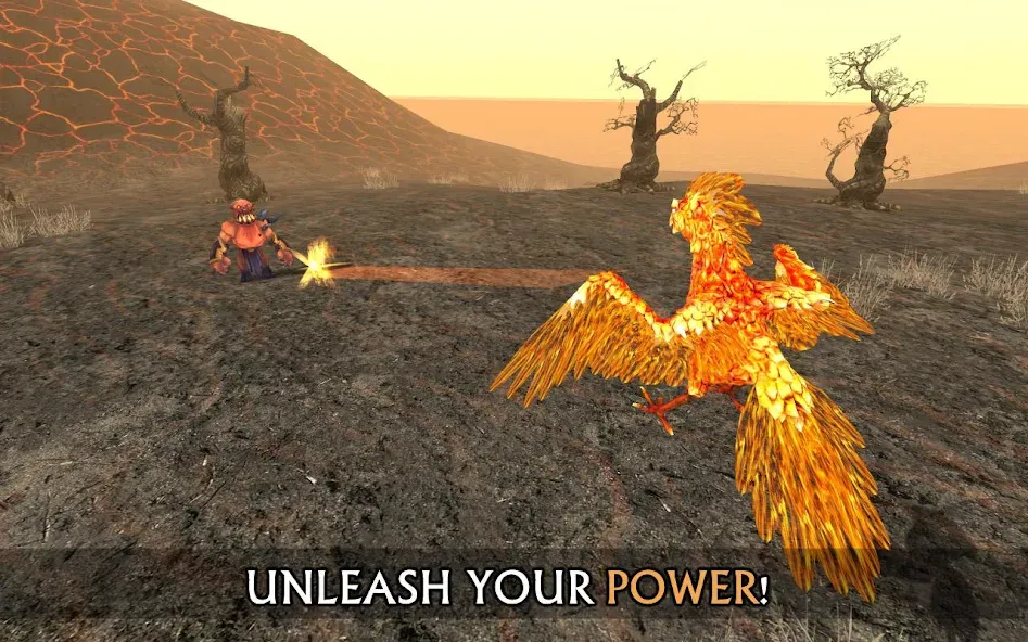 Phoenix Sim 3D [MOD: бесконечное здоровье и огненная мощь] (Бесплатно / APK) — скриншот 4