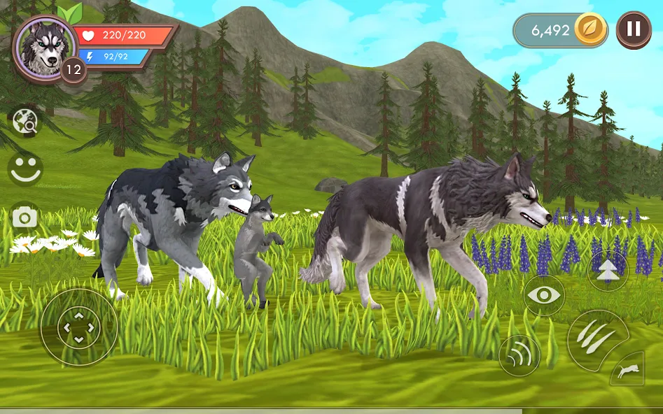 WildCraft: Animal Sim Online [MOD: безлимитные монеты и открытые скины] последняя версия — скриншот 1