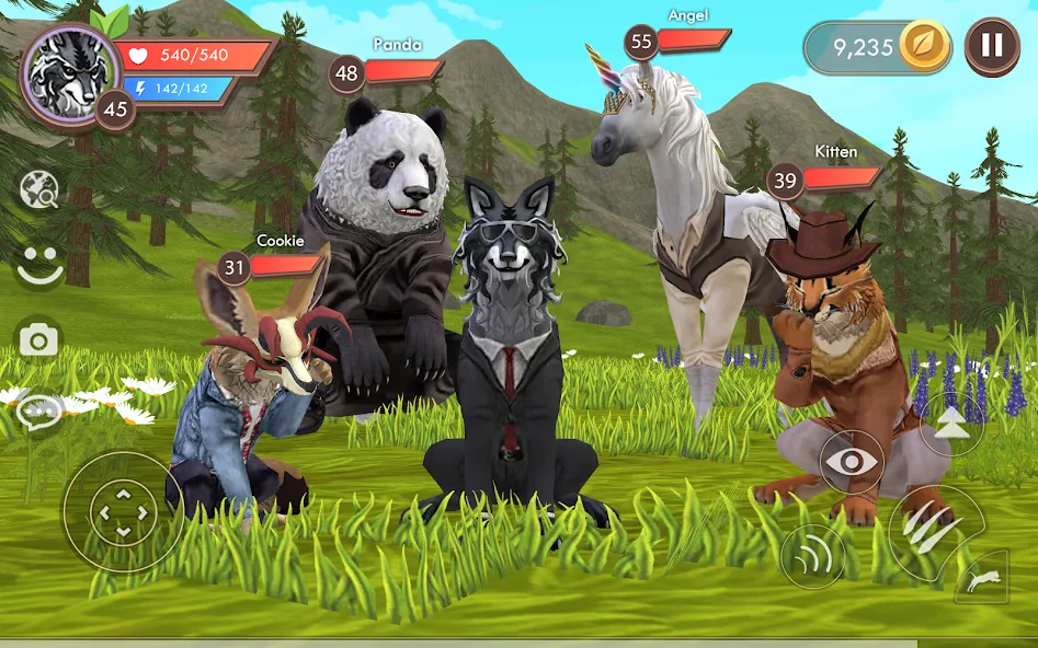WildCraft: Animal Sim Online [MOD: безлимитные монеты и открытые скины] последняя версия — скриншот 5