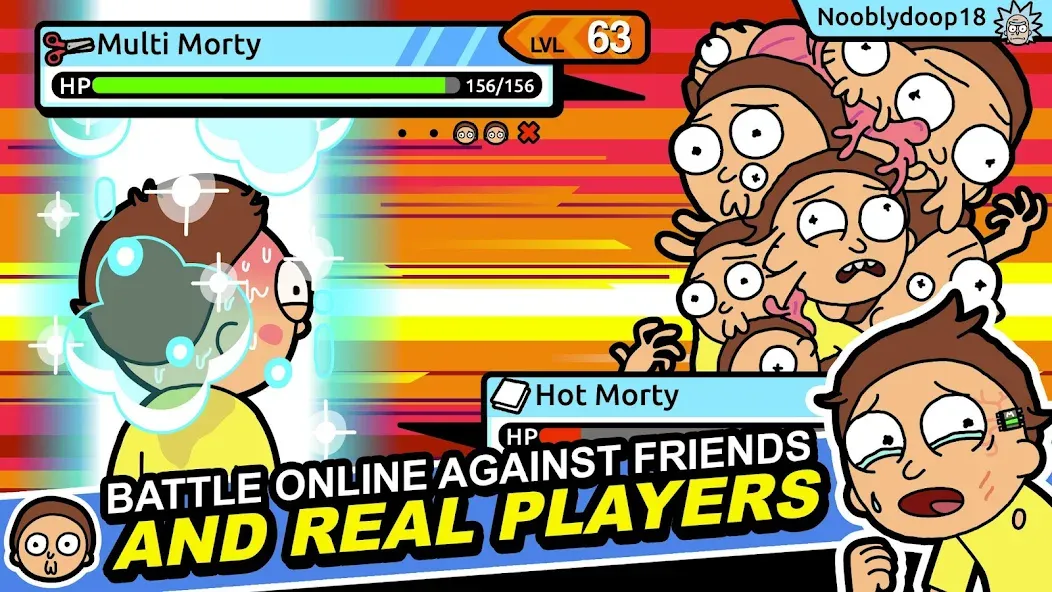 Rick and Morty: Pocket Mortys [MOD: безлимитные деньги и все персонажи] — Скачать бесплатно (APK) — скриншот 2