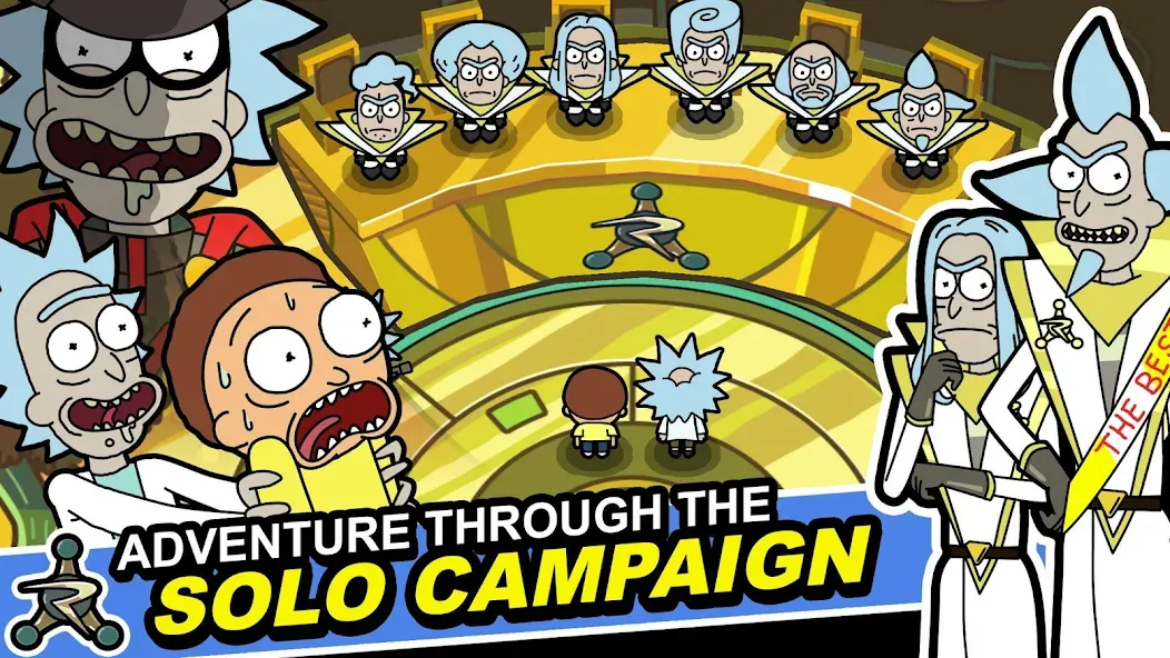 Rick and Morty: Pocket Mortys [MOD: безлимитные деньги и все персонажи] — Скачать бесплатно (APK) — скриншот 3