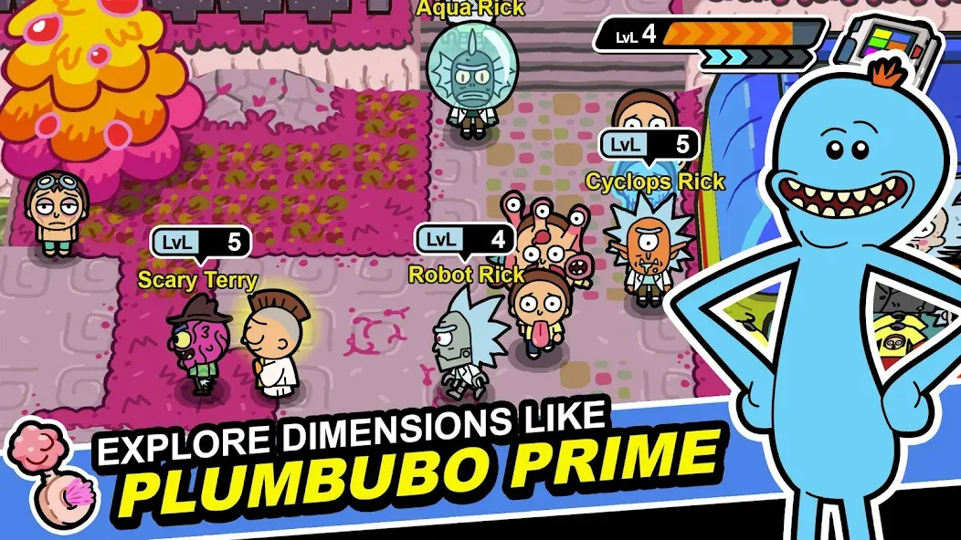 Rick and Morty: Pocket Mortys [MOD: безлимитные деньги и все персонажи] — Скачать бесплатно (APK) — скриншот 5