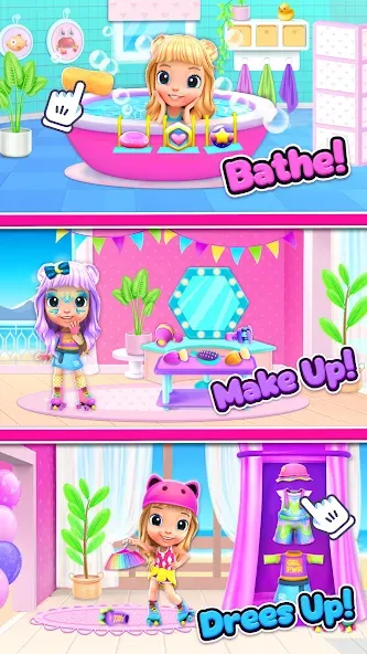 Скачать Cutie Care - Sweet Babysitter [MOD: безлимитные монеты и все предметы] — скриншот 2