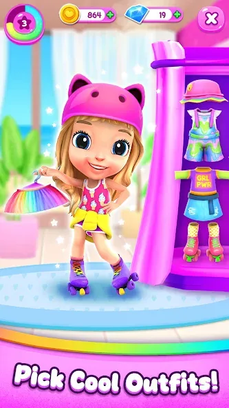 Скачать Cutie Care - Sweet Babysitter [MOD: безлимитные монеты и все предметы] — скриншот 4