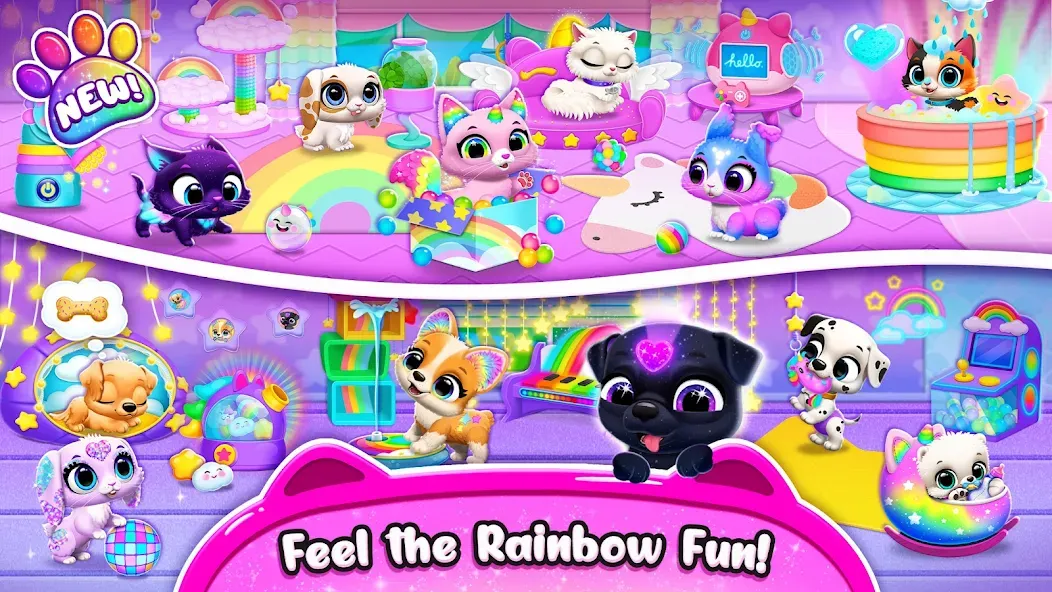 Floof - My Pet House [MOD: безлимитные монеты и все питомцы] — Скачать бесплатно (APK) — скриншот 2