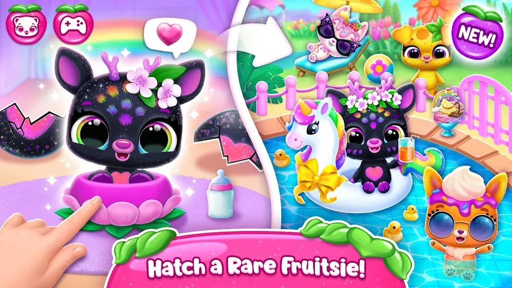 Fruitsies - Pet Friends [MOD: безлимитные монеты и все питомцы] на Андроид — скриншот 2