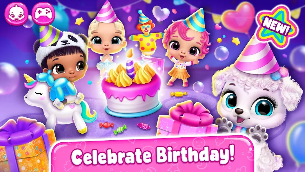 Скачать Giggle Babies - Toddler Care [MOD: безлимитные монеты и все малыши открыты] — скриншот 3