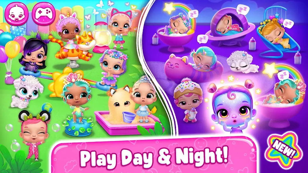 Скачать Giggle Babies - Toddler Care [MOD: безлимитные монеты и все малыши открыты] — скриншот 5