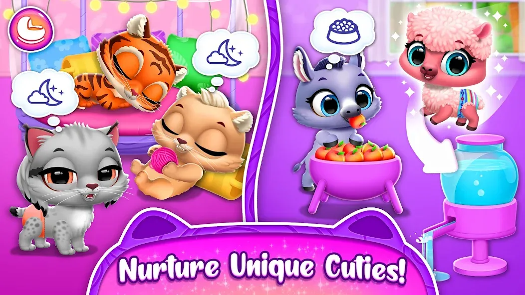 Jungle Floof - Island Pet Care [MOD: безлимитные монеты и все питомцы] последняя версия — скриншот 5
