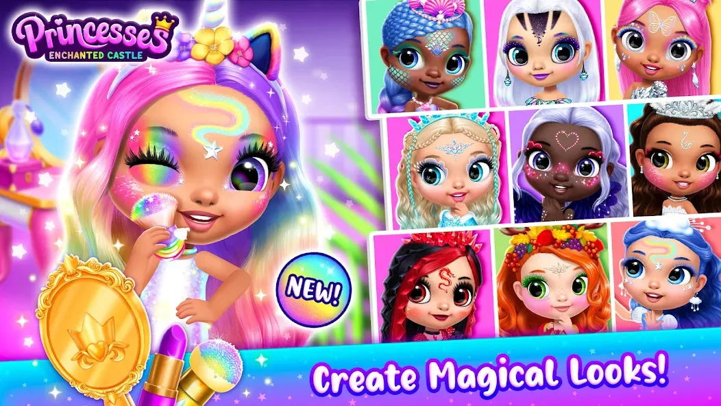 Скачать Princesses - Enchanted Castle [MOD: открыты все замки и наряды] — скриншот 4