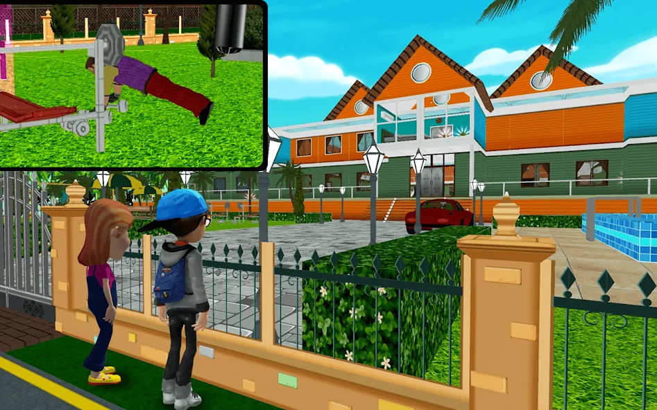 Скачать Scary Neighbor Strange Teacher [MOD: безлимитные деньги и открыты все уровни] на телефон — скриншот 4