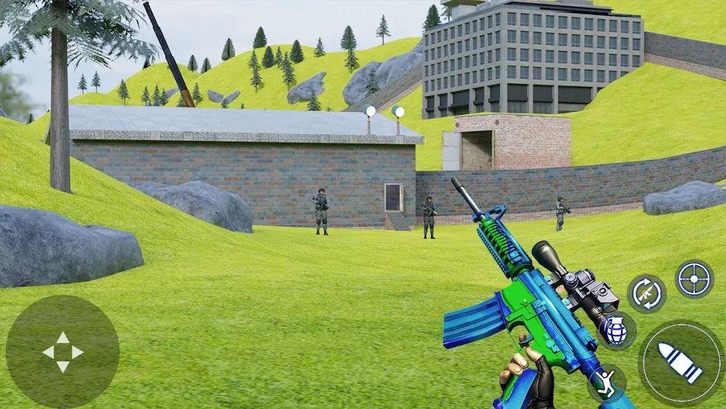 Modern Commando FPS Army Games [MOD: безлимитные деньги и оружие] на Андроид — скриншот 5