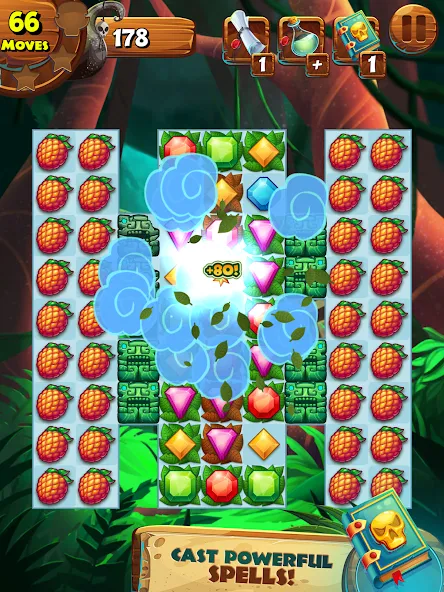 Jungle Mash [MOD: безлимитные монеты и жизни] (Бесплатно / APK) — скриншот 1